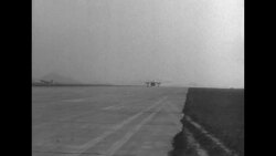 C-119 planes taking off and flying during the Korean War News Clip