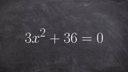 Learn how to solve using quadratic formula Instructional Video