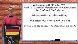 unregelmäßige Verben im Präteritum - Intermediate German with Herr Antrim Lesson #15 Instructional Video