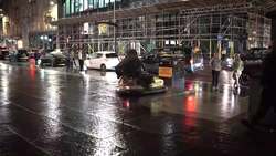 Death on a dodgem: Grim Reaper on Glasgow streets as part of Banksy’s hit show News Clip