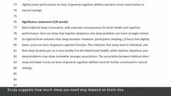 New sleep study examines how brains function on less sleep News Clip