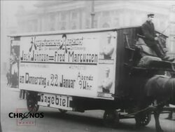 Berlin, Contains early footage of shops in Berlin Stock Footage