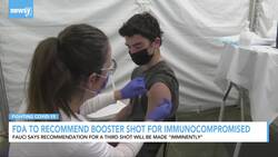 FDA To Recommend Booster COVID-19 Vaccine For Immunocompromised News Clip