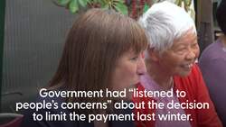 Nine million pensioners to receive winter fuel payment this year, Reeves says News Clip