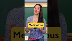 Pronounce 'meticulous' #shorts Instructional Video
