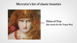 Romeo and Juliet 2.4 Literary Reference: Petrarch and Classical Beauties Instructional Video