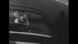 United States, 1950s: Five star insignia on car Stock Footage