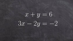 Learn how to solve a system of equations by substitution Instructional Video