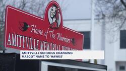 Amityville schools change mascot name to Hawks News Clip