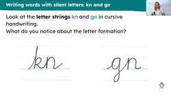 Writing words with silent letters Instructional Video