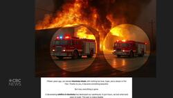 A website claims wildfire destroyed a Flin Flon clothing warehouse. But the store doesn't exist News Clip