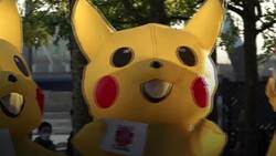 Giant Pikachus make coal protest in Glasgow News Clip