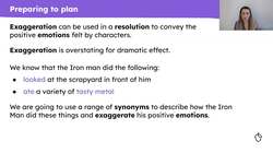 Planning the resolution of 'The Iron Man' Instructional Video