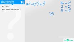 GCSE Secondary Maths Age 13-17 - Algebra: Indices - Explained Instructional Video