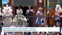 Disneyland Reopens At Limited Capacity News Clip