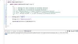 Core Java Programming Course- Quantifiers in RegEx (regular expressions) Instructional Video
