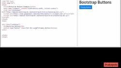 The Complete Bootstrap Beginners Course with 100+ examples - Bootstrap Buttons Instructional Video