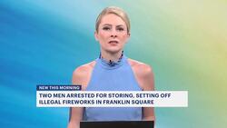 Police: 2 men arrested for storing, setting off illegal fireworks in Franklin Square News Clip