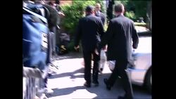 Victoria and Brooklyn arriving for the Gardner Wedding News Clip