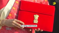 Why Does FM Sitharaman Use A Red Cloth To Wrap The Budget? News Clip