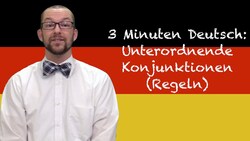 Subordinating Conjunctions Rules in German - 3 Minuten Deutsch #53 Instructional Video