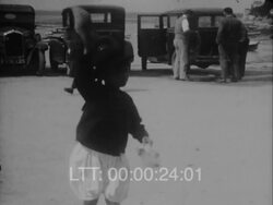 Belgium Family Life 1920s 7 Stock Footage