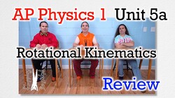 AP Physics 1 - Unit 5a Review: Rotational Kinematics Instructional Video