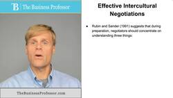 Effective Intercultural Negotiations Instructional Video