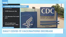Daily COVID-19 Vaccinations Dip Even As More People Eligible For Shots News Clip