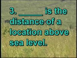 Topography and the Earth: Video Quiz Instructional Video