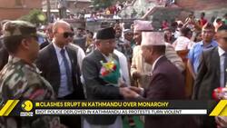 Nepal: Pro-monarchy protests turn violent in Kathmandu News Clip