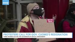 Protesters Call For NY Gov. Cuomo to Resign Amid Scandal News Clip