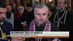 Georgia priests bless Tbilisi city in bid to contain COVID-19 News Clip