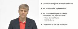 Authority for US Federal Court System Instructional Video