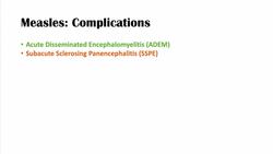 Measles Complications (Immunosuppression, Encephalitis, SSPE, etc), Diagnosis, Treatment, Prevention Instructional Video