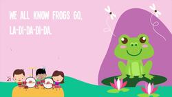 Little Green Frog Song | Nursery Rhyme | Went The Little Green Frog One Day | The Kiboomers Instructional Video