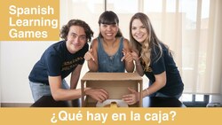 Spanish games for beginners: What's in the box? Instructional Video