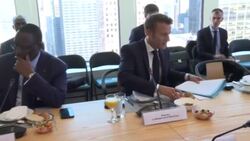 CLEAN : France's Macron meets with Senegal's Sall on food security in New York News Clip