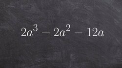Factoring a polynomial completely Instructional Video