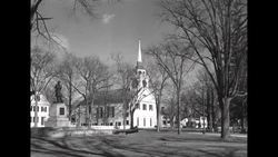 Churches in New England and California are seen peaceful and quiet during Christmas News Clip
