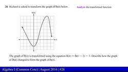 Regents Exam: Algebra I August 2016 (Problem 26 of 37) Instructional Video