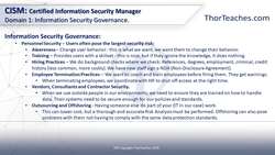 CISM Certification Domain 1: Information Security Governance Video Boot Camp 2019 - Policies, procedures, guidelines, and frameworks Instructional Video