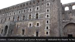 Turkey, Aspendos Roman Theatre Stock Footage