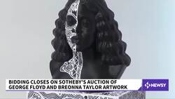Sotheby's Auctions George Floyd, Breonna Taylor Sculptures News Clip