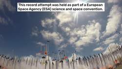 Most Model Rocket Kits Launched Simultaneously Instructional Video