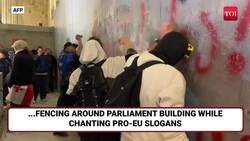 Massive Protests In Georgia After PM's Pro-Putin Move; Kobakhidze Hits Brakes On EU Bid News Clip