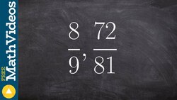 How to determine if two ratios are equivalent Instructional Video