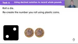 Explain and represent whole pounds as a quantity of money Instructional Video