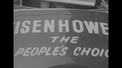 Connecticut First Lady Francesca Lodge campaigns for Dwight Eisenhower in New York City, March 1952 News Clip