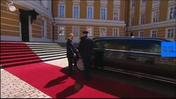 Watch: Putin takes a very long, lonely walk to his fourth term News Clip